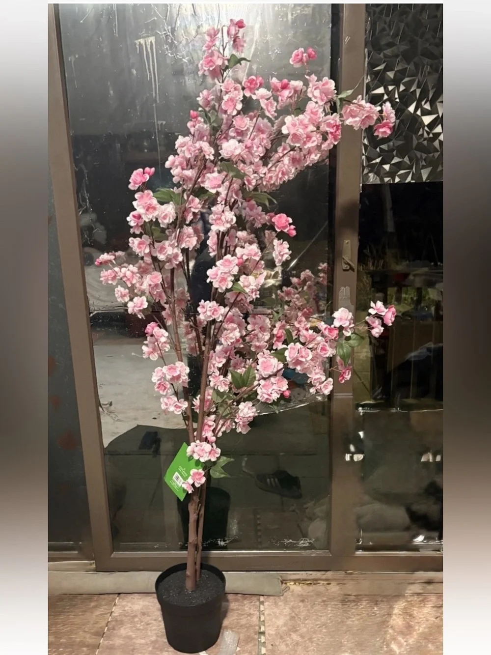 6Ft Pink Cherry Blossom Artificial Tree for Home Office Indoor Decor NWT Ashland